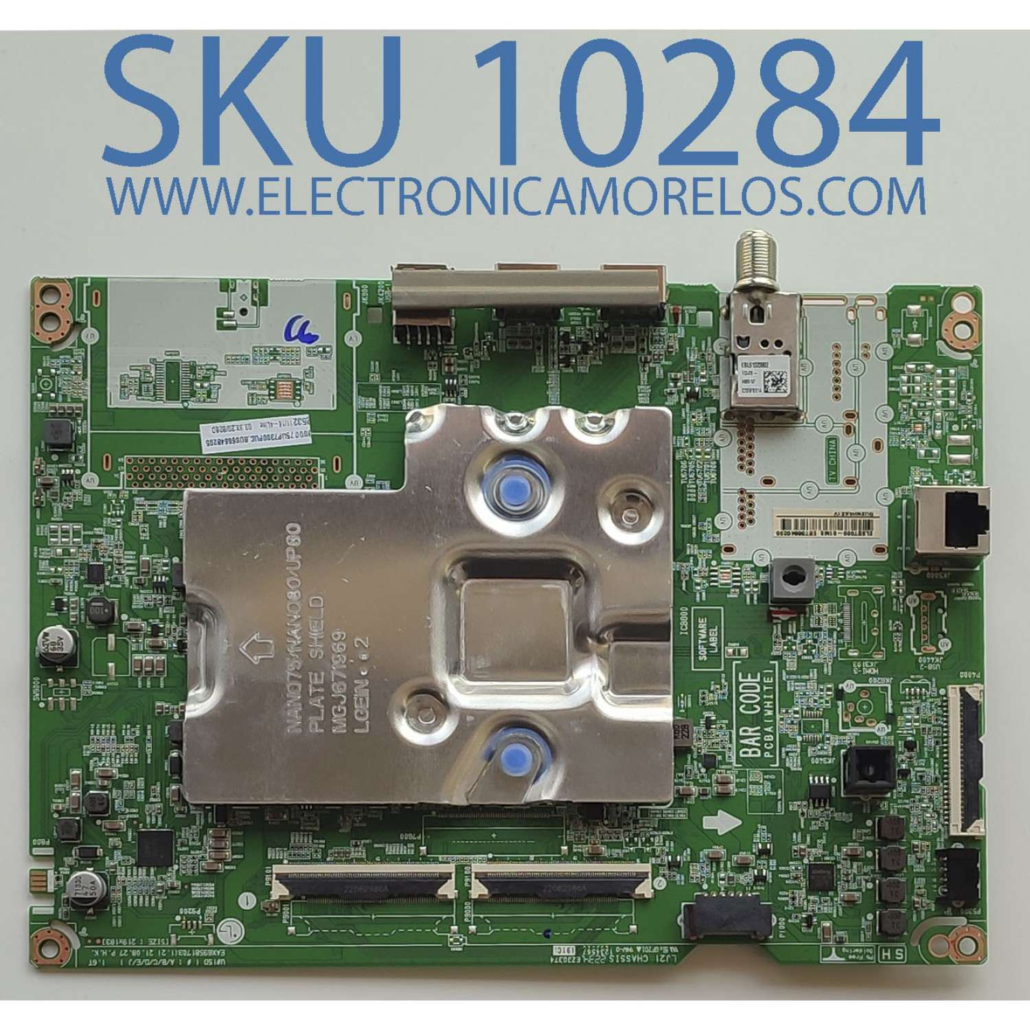 MAIN PARA TV LG / NUMERO DE PARTE EBT66648205 / EAX69581703(1.2) / PANEL NC750TQG-ABKH3 / DISPLAY HV750QUB-F9E / MODELO 75UP7300PUC.BUSFLKR	